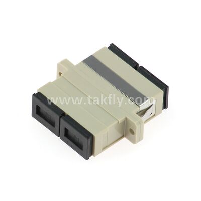 Adapter światłowodowy SC – tuleja cyrkonowa, bez kołnierza lub z kołnierzem podwójnym, do SM/MM, praca w temperaturach -40~85℃