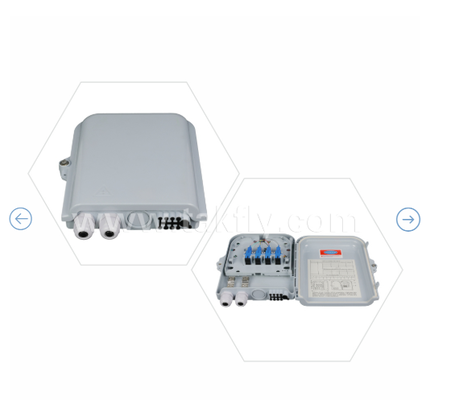 FTKS-1805-8E Termination Box z 8 PCS SC/UPC SM SX adapterem i całkowicie zainstalowanym pigtailem