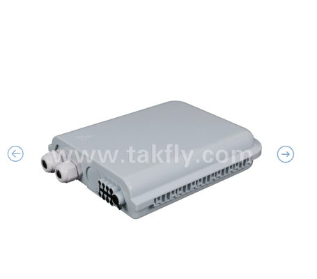 FTKS-1805-8E Termination Box z 8 PCS SC/UPC SM SX adapterem i całkowicie zainstalowanym pigtailem