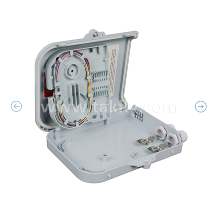 FTKS-1805-8E Termination Box z 8 PCS SC/UPC SM SX adapterem i całkowicie zainstalowanym pigtailem