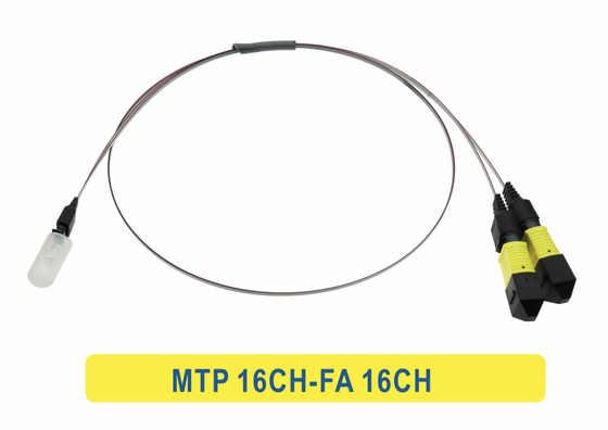 16CH MTP/MPO do 16CH FA Fiber Array Fiber Optic Patchcord Cable dla centrów danych/CPO