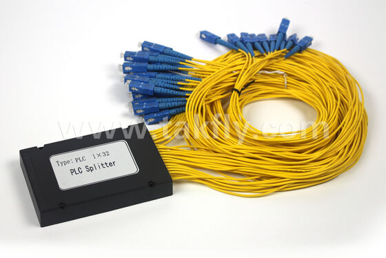 Uniwersalny ABS Box PLC Splitter 1×2 do 1×64, Niska strata, szeroka temperatura, dostosowywalny