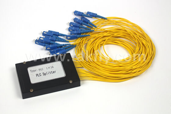 Uniwersalny ABS Box PLC Splitter 1×2 do 1×64, Niska strata, szeroka temperatura, dostosowywalny