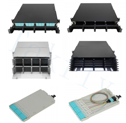 1U / 2U / 4U Panel patch MPO Cassette o wysokiej gęstości
