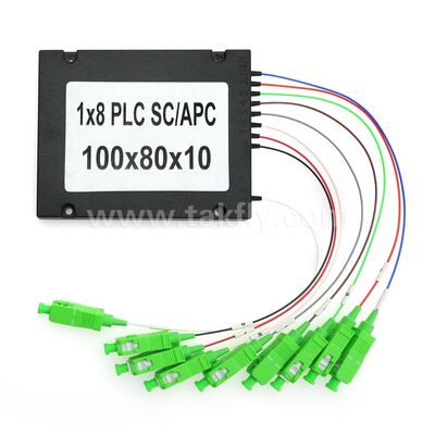 PLC Fiber Splitter 900μm ABS Box, SM G657A1, SC/APC, do łączenia i dystrybucji sygnału optycznego w sieciach PON