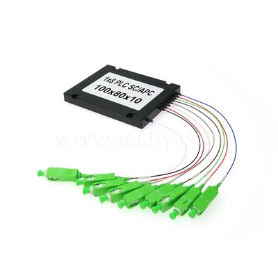 PLC Fiber Splitter 900μm ABS Box, SM G657A1, SC/APC, do łączenia i dystrybucji sygnału optycznego w sieciach PON