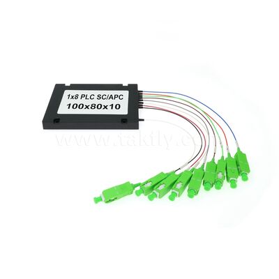 PLC Fiber Splitter 900μm ABS Box, SM G657A1, SC/APC, do łączenia i dystrybucji sygnału optycznego w sieciach PON