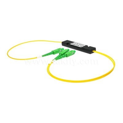PLC Fiber Splitter ¥ 3.0mm Mini ABS Box, SM G657A1, SC/APC, do łączenia i dystrybucji sygnału optycznego w systemach PON