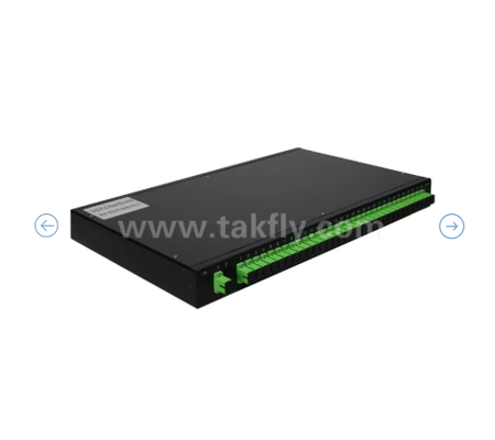 1U Rack Mount PLC Optical Splitter 19" Panel, jednorzędny G657A1, SC/APC, do dystrybucji sygnału optycznego