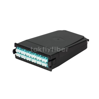 Takfly 1U/2U Sliding Patch Panel – High-Density Plug-and-Play MTP/MPO to LC Cassette for Up to 192 Fibers