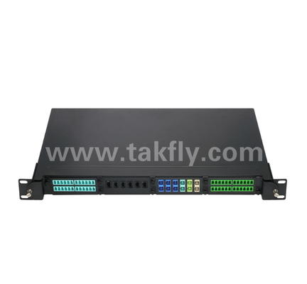 1U 19" MPO/MTP High-Density Patch Panel 4 gniazda kasetowe