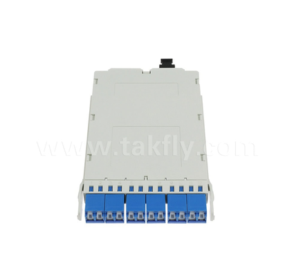 MPO/MTP do LC Moduł kasetowy z przed-ukończeniem ∙ 12-core, LC Duplex Front Panel, MPO Rear Adapter, Plug-and-Play dla kabli do centrów danych o wysokiej gęstości