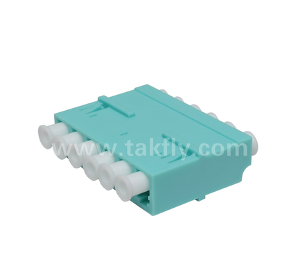 6-kierunkowy adapter LC — dupleks LC 6 w 1, adapter światłowodowy o dużej gęstości, niskie tłumienie wtrąceniowe, do centrum danych i krosowania o dużej gęstości FTTx