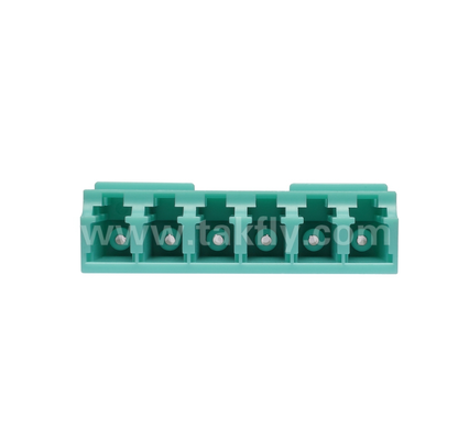 6-kierunkowy adapter LC — dupleks LC 6 w 1, adapter światłowodowy o dużej gęstości, niskie tłumienie wtrąceniowe, do centrum danych i krosowania o dużej gęstości FTTx