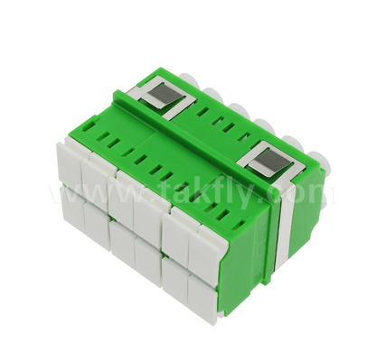 12-portowy adapter LC-LC o dużej gęstości – 12-rdzeniowy, wielokanałowa transmisja danych, niskie straty wtrąceniowe, do centrów danych i szybkich sieci światłowodowych