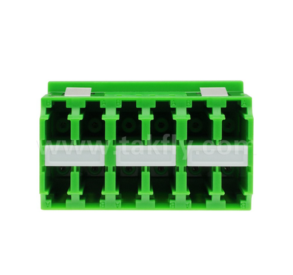 12-portowy adapter LC-LC o dużej gęstości – 12-rdzeniowy, wielokanałowa transmisja danych, niskie straty wtrąceniowe, do centrów danych i szybkich sieci światłowodowych