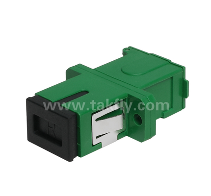 Adapter SC Simplex z zewnętrzną osłoną i bocznym roletem