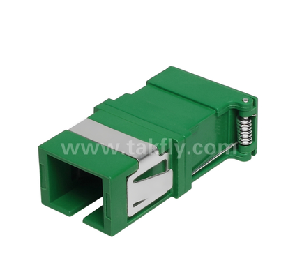 Adapter SC Simplex z zewnętrzną osłoną i bocznym roletem