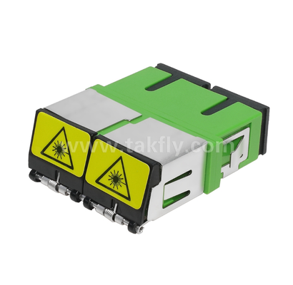 Adapter SC Duplex z przednim roletem