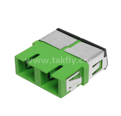 Adapter SC Duplex z przednim roletem