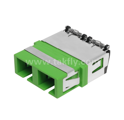 Adapter SC Duplex z przednim roletem