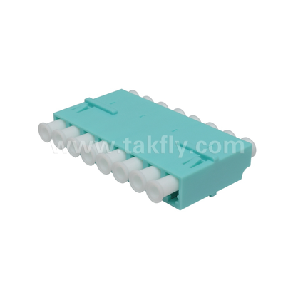 LC 8-Way Adapter ∙ 8-in-1 LC Duplex, Adapter światłowodowy o wysokiej gęstości, niska strata wstawienia, dla centrów danych i FTTx High-Density Patching
