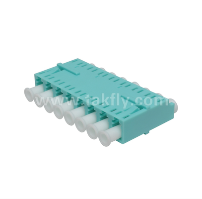 LC 8-Way Adapter ∙ 8-in-1 LC Duplex, Adapter światłowodowy o wysokiej gęstości, niska strata wstawienia, dla centrów danych i FTTx High-Density Patching