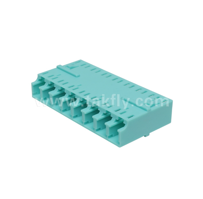 LC 8-Way Adapter ∙ 8-in-1 LC Duplex, Adapter światłowodowy o wysokiej gęstości, niska strata wstawienia, dla centrów danych i FTTx High-Density Patching