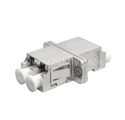 LC Duplex Metal Adapter ️ Trwała obudowa metalowa, wymienna, do kabli do kabli i urządzeń do kabli
