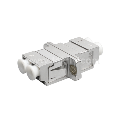 LC Duplex Metal Adapter ️ Trwała obudowa metalowa, wymienna, do kabli do kabli i urządzeń do kabli