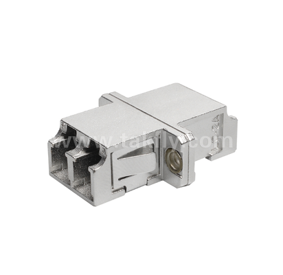 LC Duplex Metal Adapter ️ Trwała obudowa metalowa, wymienna, do kabli do kabli i urządzeń do kabli