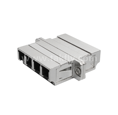 Adapter LC Quad Metal ️ Wysokiej gęstości 4-przewodowy interfejs LC, wytrzymały, nisko stratny, odporny na wysokie i niskie temperatury