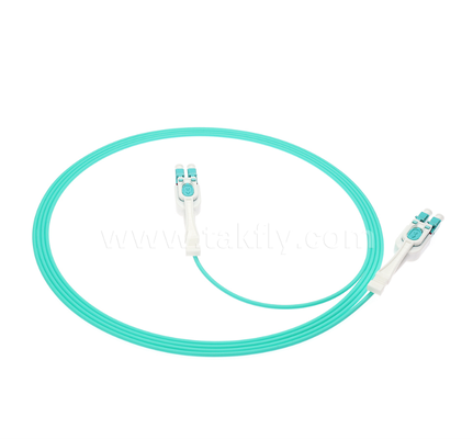 LC Push-Pull Uniboot Fiber Optic Patch Cord               One-Tube Two-Core, Polarity Interchangeable, dla aplikacji wysokiej gęstości montażu i centrum danych