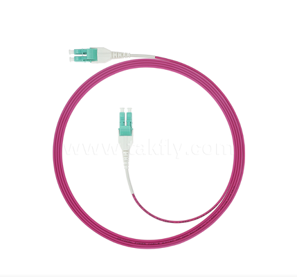 LC Uniboot Fiber Optic Patch Cord      One-Tube Two-Core, Fixed Polarity, Compact Structure, Halves Cable Volume for High Density Cabling