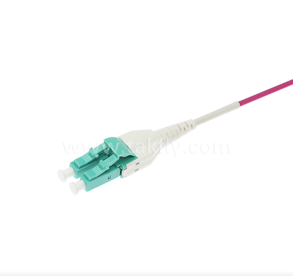 LC Uniboot Fiber Optic Patch Cord      One-Tube Two-Core, Fixed Polarity, Compact Structure, Halves Cable Volume for High Density Cabling