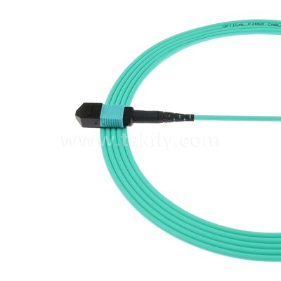 MPO MTP Patchcord MM OM3 Trunk Cable 12F Włókno optyczne do centra danych AI Telecom Cabling