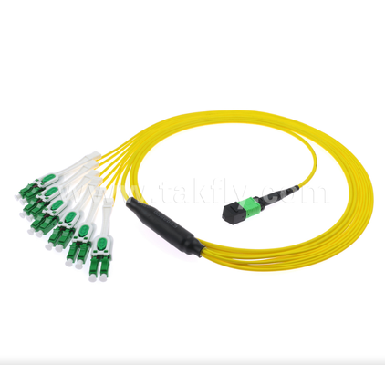 MPO/MTP-LC Uniboot Breakout Patch Cord ️ Podwójne LC w jednym bucie, odwracalna polarność, oszczędność przestrzeni