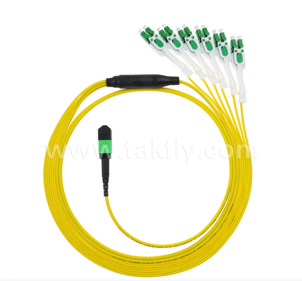 MPO/MTP-LC Uniboot Breakout Patch Cord ️ Podwójne LC w jednym bucie, odwracalna polarność, oszczędność przestrzeni