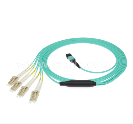 MPO/MTP to LC Breakout Patch Cord – High-Density Multi-fiber Trunk Cable for Data Centers