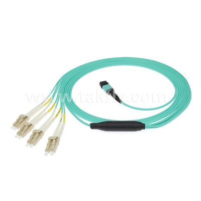 Kabel światłowodowy MPO/MTP-LC Breakout Patchcord do okablowania centrów danych AI FTTx