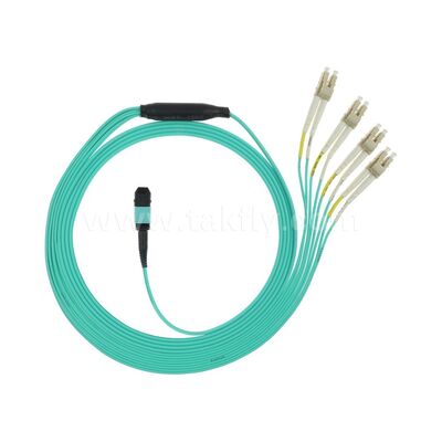 Kabel światłowodowy MPO/MTP-LC Breakout Patchcord do okablowania centrów danych AI FTTx