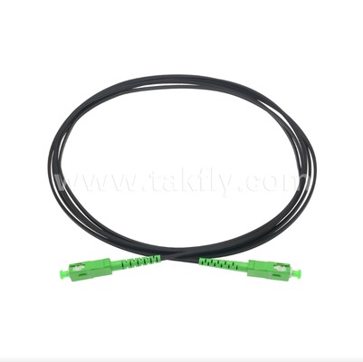 Płaski kabel światłowodowy FTTH SC/APC do SC/APC - Simplex, zakończony, antywibracyjny do szybkiego wdrożenia wewnątrz budynków
