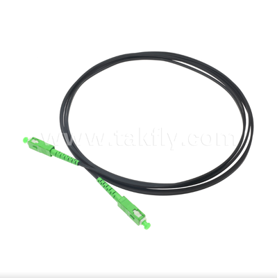 Płaski kabel światłowodowy FTTH SC/APC do SC/APC - Simplex, zakończony, antywibracyjny do szybkiego wdrożenia wewnątrz budynków