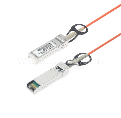 10G SFP+ Aktywny Kabel Optyczny (AOC) – 300m na OM3, 850nm VCSEL, Niskie Zużycie Energii <0.35W/koniec, Połączenie Krótkiego Zasięgu SFP+ do SFP+