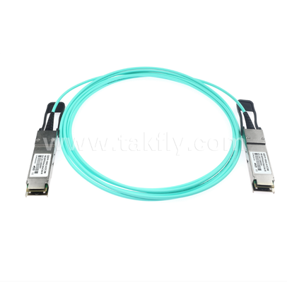 100G QSFP28 Kabel aktywny optyczny (AOC) 4×25G, do 104Gbps, 3-70m, Array VCSEL, niska moc <3.5W, QSFP28 do QSFP28