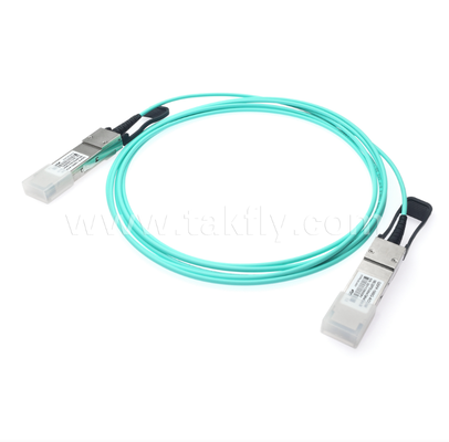 100G QSFP28 Kabel aktywny optyczny (AOC) 4×25G, do 104Gbps, 3-70m, Array VCSEL, niska moc <3.5W, QSFP28 do QSFP28