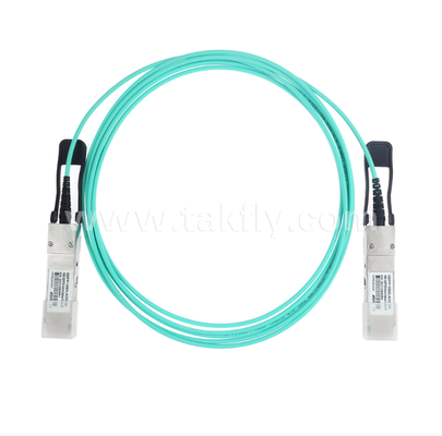 100G QSFP28 Kabel aktywny optyczny (AOC) 4×25G, do 104Gbps, 3-70m, Array VCSEL, niska moc <3.5W, QSFP28 do QSFP28