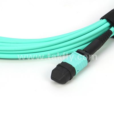 Kabel światłowodowy wielofunkcyjny 12/24 rdzeni Mpo Mtp Om3 do zastosowań w centrach danych