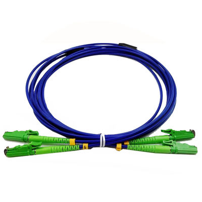 E2K Opancerzony kabel światłowodowy APC SM G652D 1310nm Patchcord światłowodowy PVC 2,0 mm
