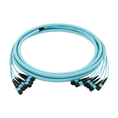 Światłowód wielomodowy MPO MTP 50 / 125um Breakout światłowodowy kabel mtp